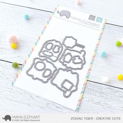 Mama Elephant Creative Cuts - Zodiac Tiger